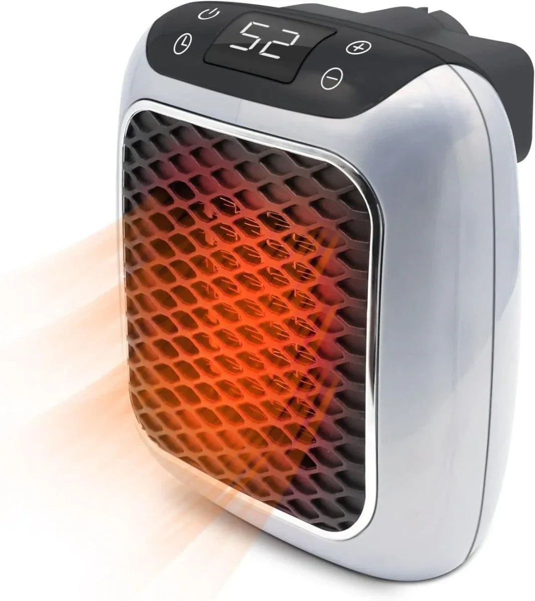 Draagbare Verwarmingskachel 800W Laag Verbruik Keramisch Stopcontact met Thermostaat Wandmontage Veilig Compact | Sulvida