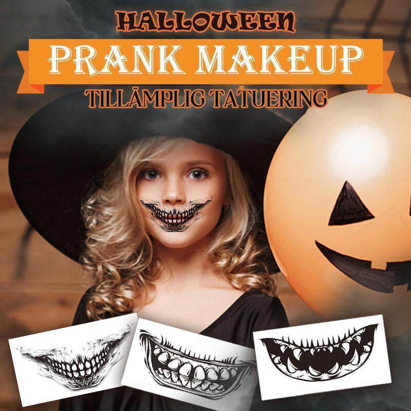 Tijdelijke Horror Tattoo Set Griezelig Realistische Halloween Party Make-up Cosplay Nep Wonden Littekens | Sulvida