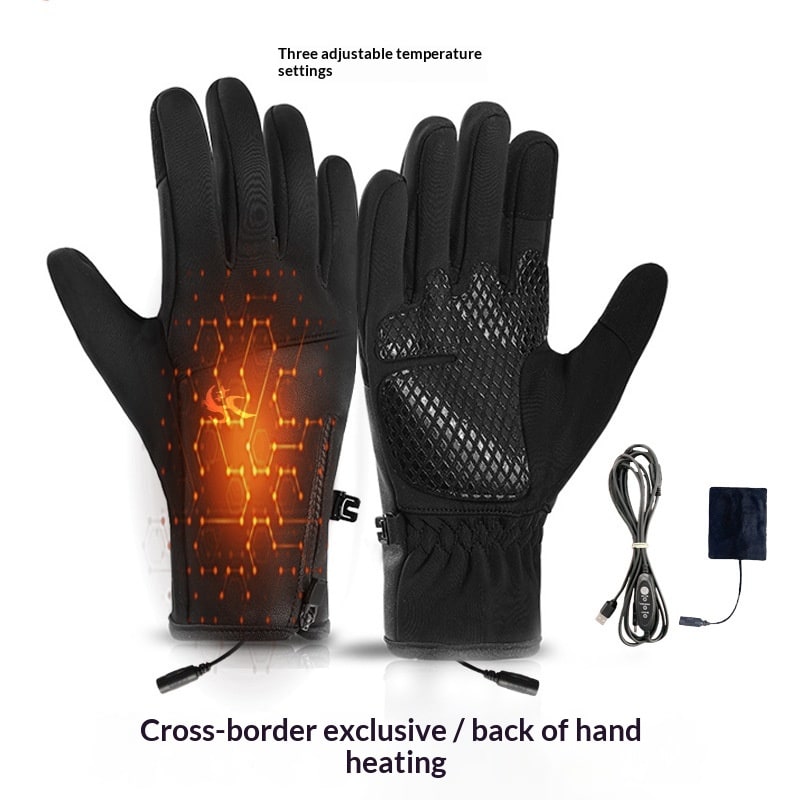 Verwarmbare Handschoenen USB Oplaadbaar Touchscreen Antislip Winterhandschoenen Thermisch Skien Wandelen | Sulvida