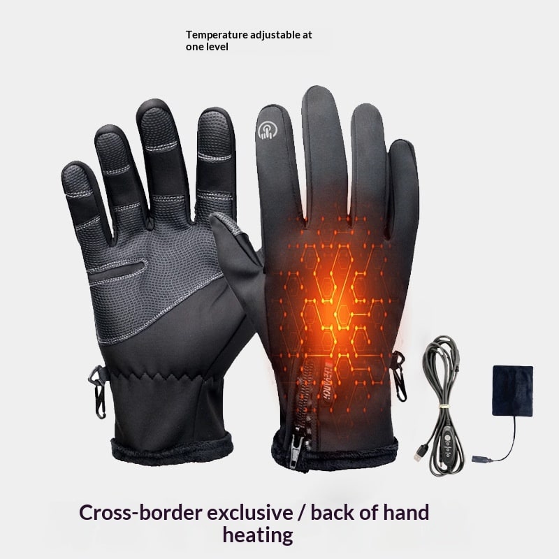 Verwarmbare Handschoenen USB Oplaadbaar Touchscreen Antislip Winterhandschoenen Thermisch Skien Wandelen | Sulvida