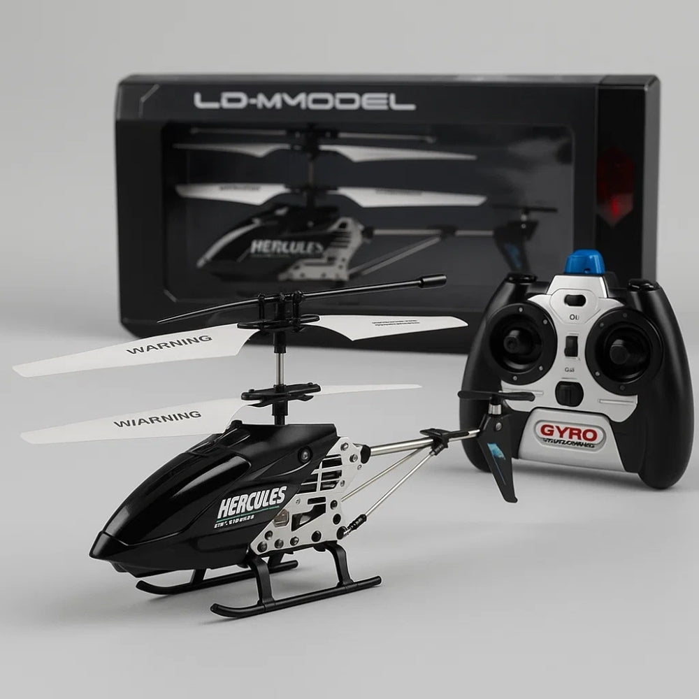 RC Mini Helikopter met Gyro Stabilisatie 3-Kanaals Besturing Compact Rood Indoor Outdoor Vliegen Speelgoed | Sulvida