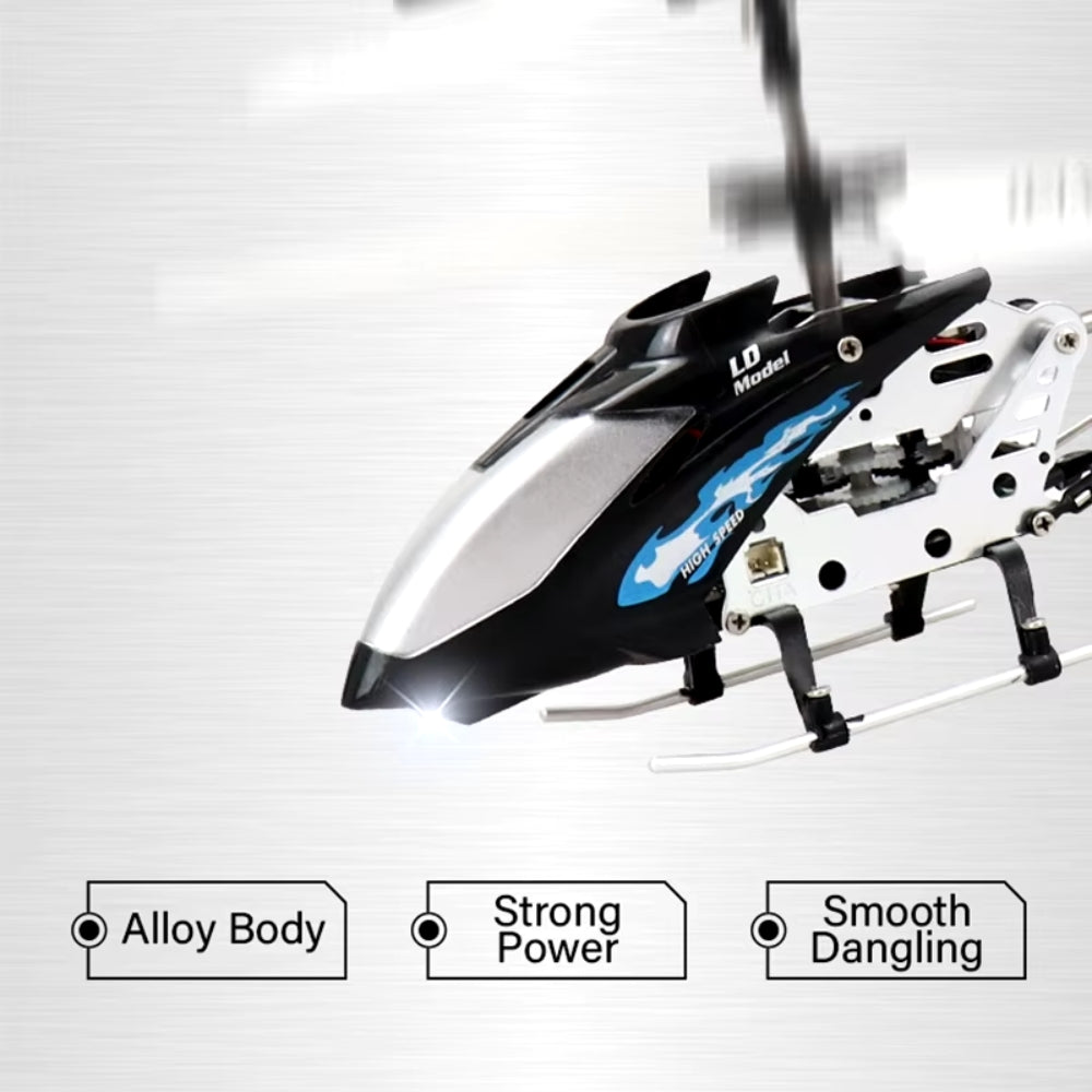 RC Mini Helikopter met Gyro Stabilisatie 3-Kanaals Besturing Compact Rood Indoor Outdoor Vliegen Speelgoed | Sulvida