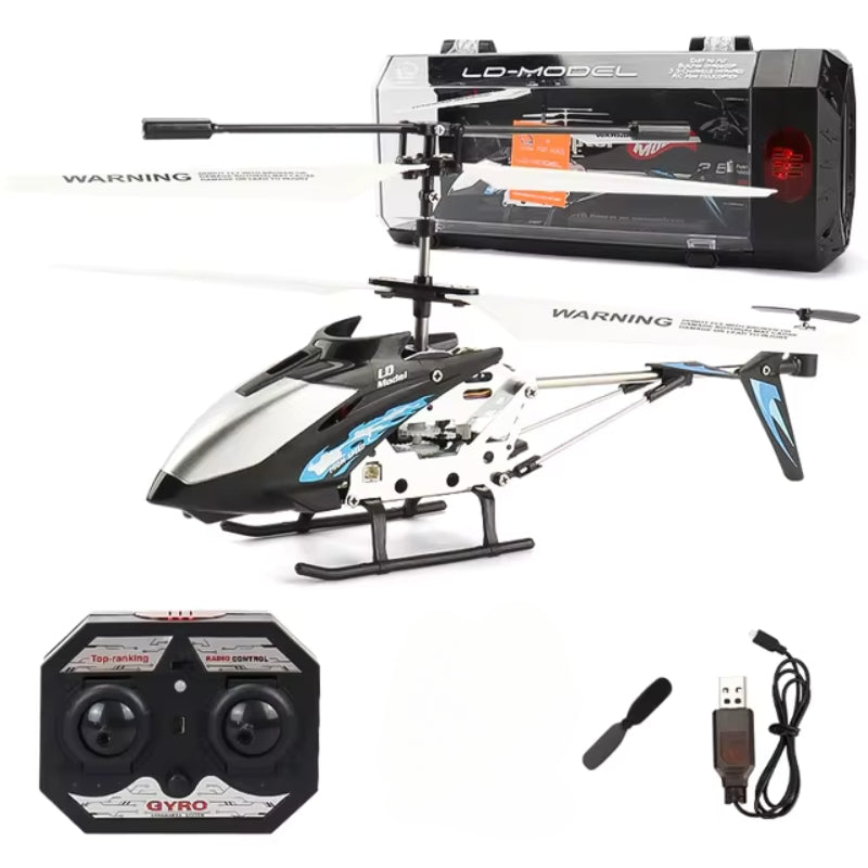 RC Mini Helikopter met Gyro Stabilisatie 3-Kanaals Besturing Compact Rood Indoor Outdoor Vliegen Speelgoed | Sulvida