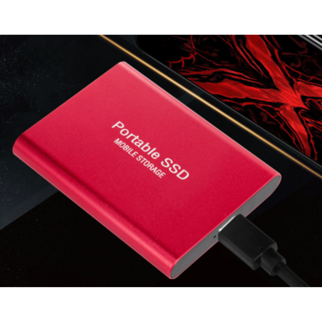 Externe SSD 2TB USB-C Opslagschijf tot 1050 MB/s Compact Robuust Draagbaar Datadraagapparaat voor Werk | Sulvida