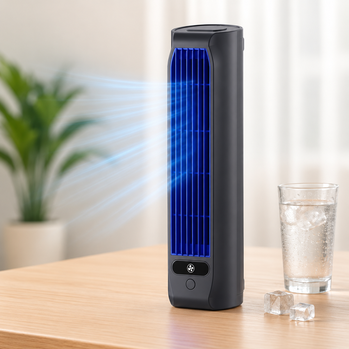Oplaadbare Mobiele Aircoler Draagbaar Koelsysteem 2000mAh Accu Stille Ventilator Compact Koeling Thuis | Sulvida