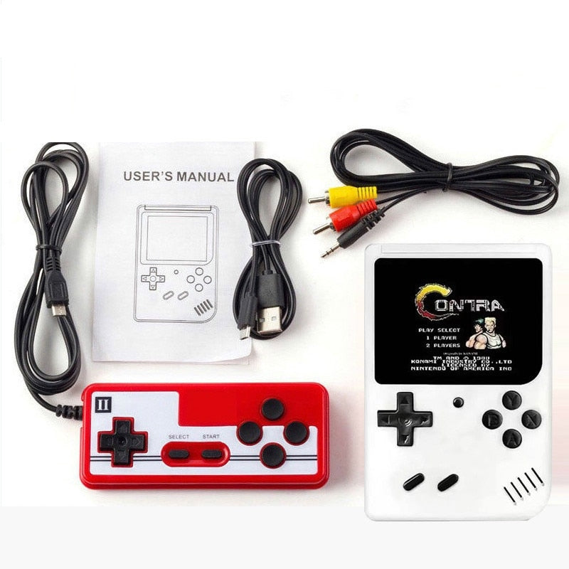 Retro Gameconsole met 400 Games TV-aansluiting Draagbaar Oplaadbaar Vintage Arcade Gaming Nostalgie Spelcomputer | Sulvida