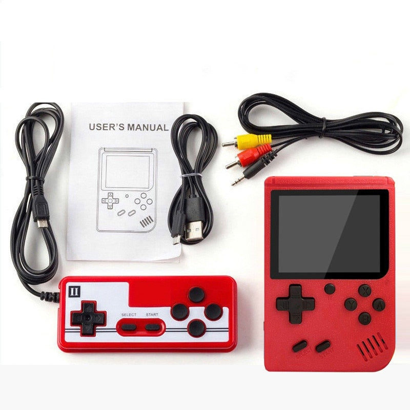 Retro Gameconsole met 400 Games TV-aansluiting Draagbaar Oplaadbaar Vintage Arcade Gaming Nostalgie Spelcomputer | Sulvida