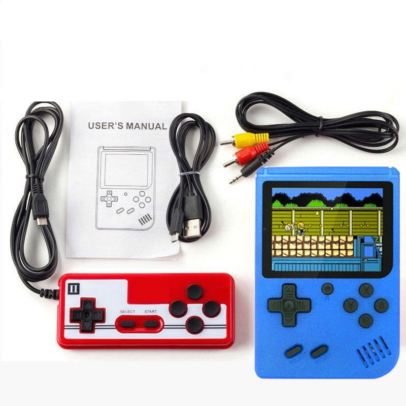 Retro Gameconsole met 400 Games TV-aansluiting Draagbaar Oplaadbaar Vintage Arcade Gaming Nostalgie Spelcomputer | Sulvida