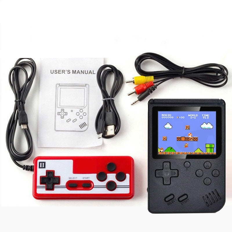 Retro Gameconsole met 400 Games TV-aansluiting Draagbaar Oplaadbaar Vintage Arcade Gaming Nostalgie Spelcomputer | Sulvida