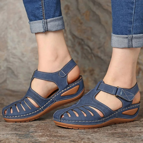 Orthopedische Dames Sandalen met Verstelbare Pasvorm en Voetsteun voor Dagelijks Comfort en Lange Wandelingen | Sulvida