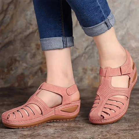 Orthopedische Dames Sandalen met Verstelbare Pasvorm en Voetsteun voor Dagelijks Comfort en Lange Wandelingen | Sulvida