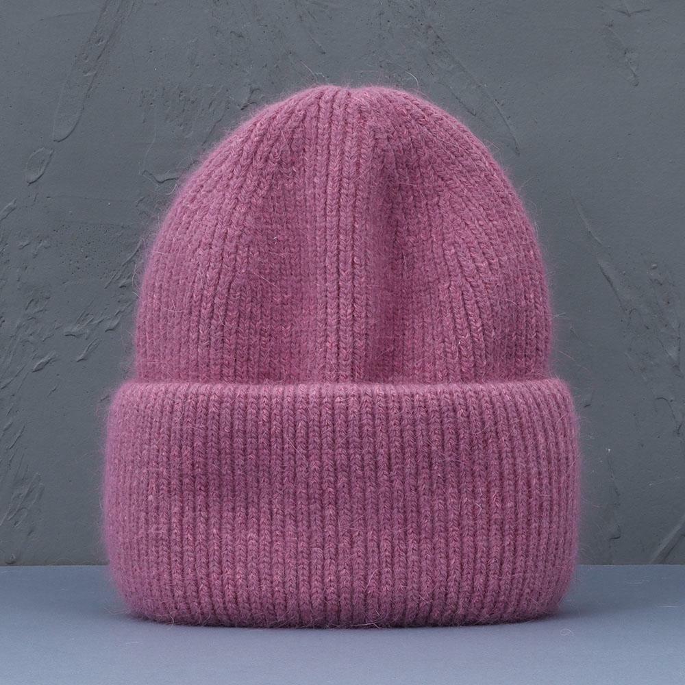 Ribgebreide Dames Muts Wintermuts Beanie Opvouwbare Rand Elastisch Comfortabel Warm Meerkleurig Gebreid | Sulvida