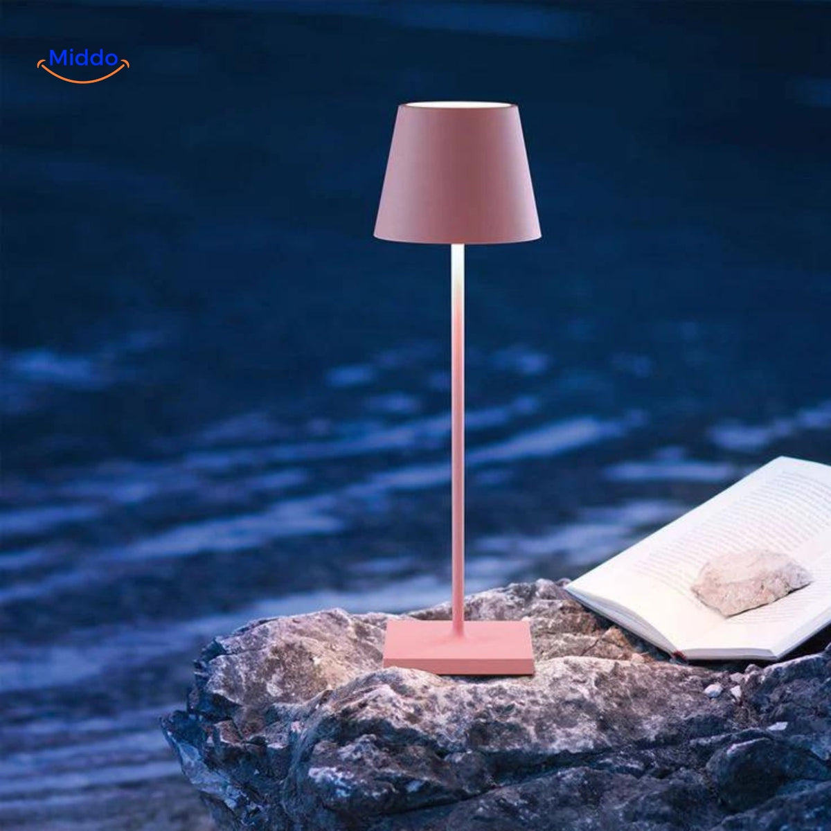 Oplaadbare Tafellamp Draadloos met Dimfunctie & USB-C — Kleurwisselend Nachtlampje voor Slaapkamer en Kinderkamer | Sulvida