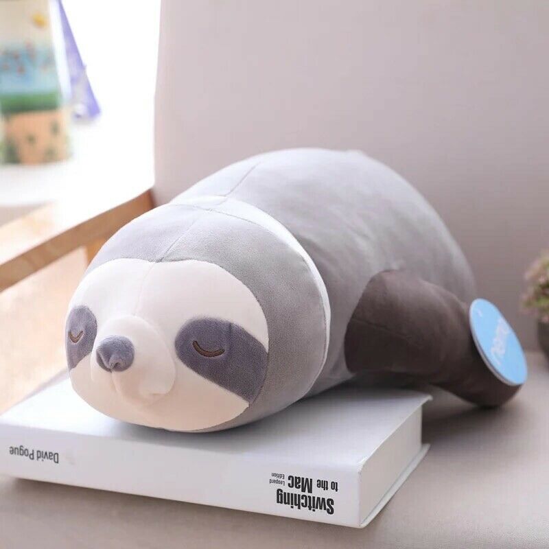 Faultier-Kuscheltier, Plüschspielzeug, 60 cm, 80 cm, 100 cm, weiches Stofftier, Geschenk für Kinder und Erwachsene, Schlafzimmerdeko | Sulvida
