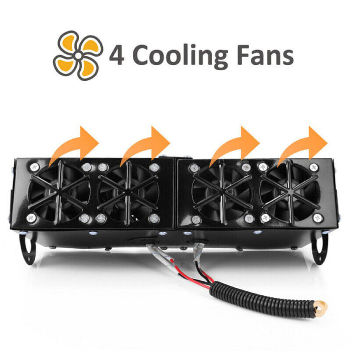 Elektrische Autoverwarmer 500W 12V voor Snelle Opwarming Ontwaseming Voorruit Autoraam Winterveiligheid | Sulvida