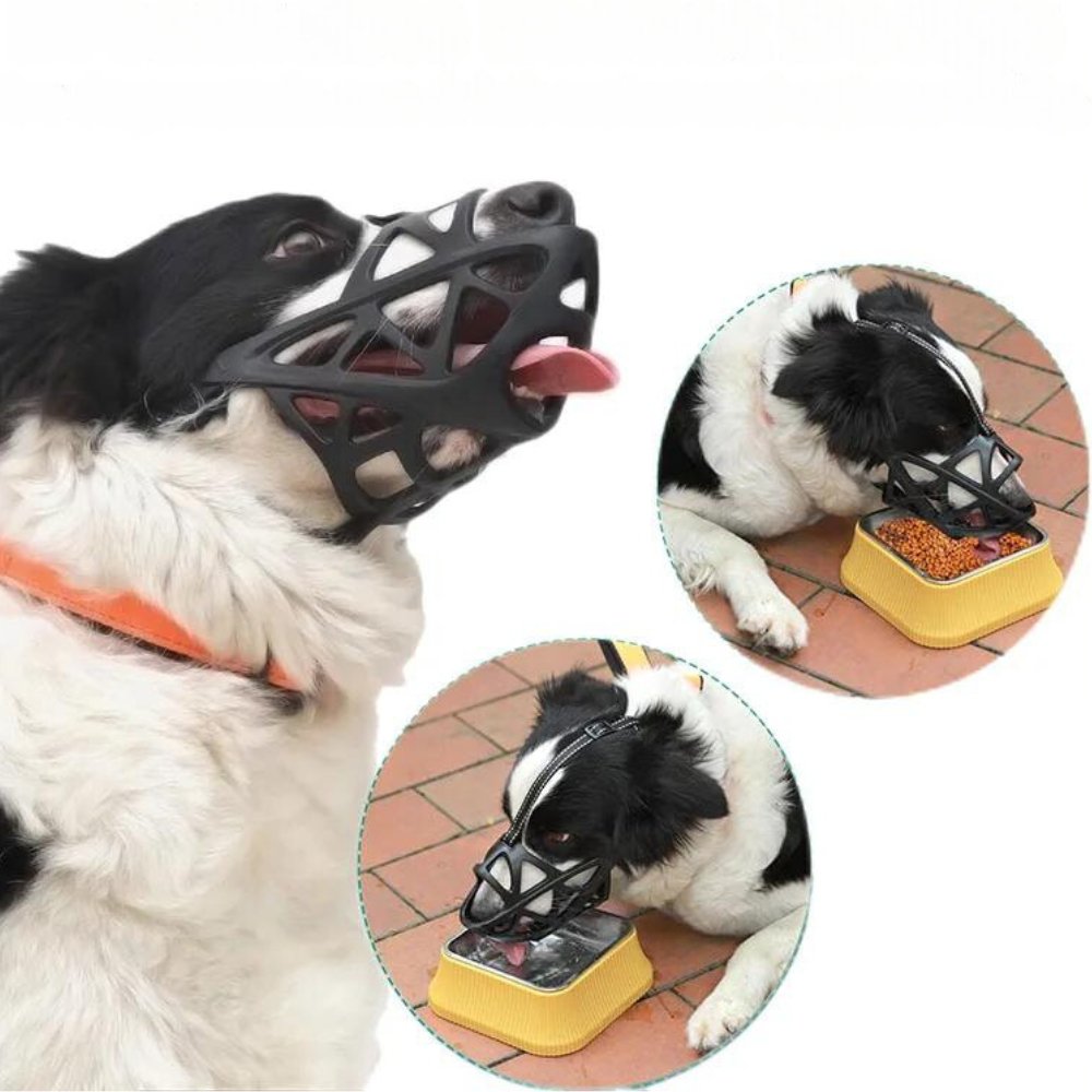 Hondensnuit Verstelbare Ademende Muilkorf voor Honden Anti-Bijten en Anti-Blaffen Oplossing Veilige Comfortabele Hondenmuilkorf Geschikt voor Middel Grote Honden | Sulvida