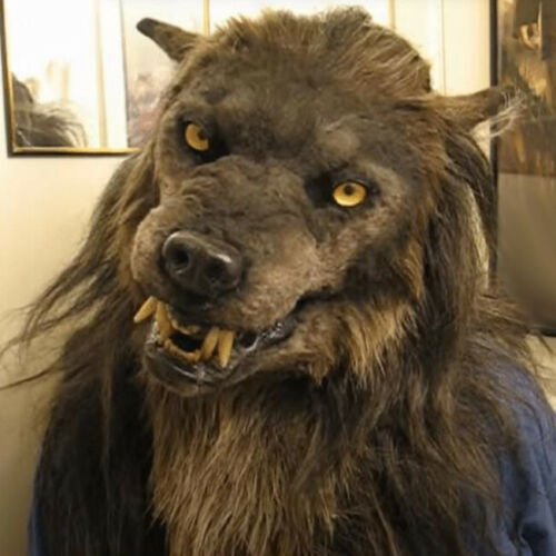 Weerwolfmasker Volledige Hoofdbedekking Horror Latexmasker voor Themafeesten Halloween Cosplay Kostuum | Sulvida
