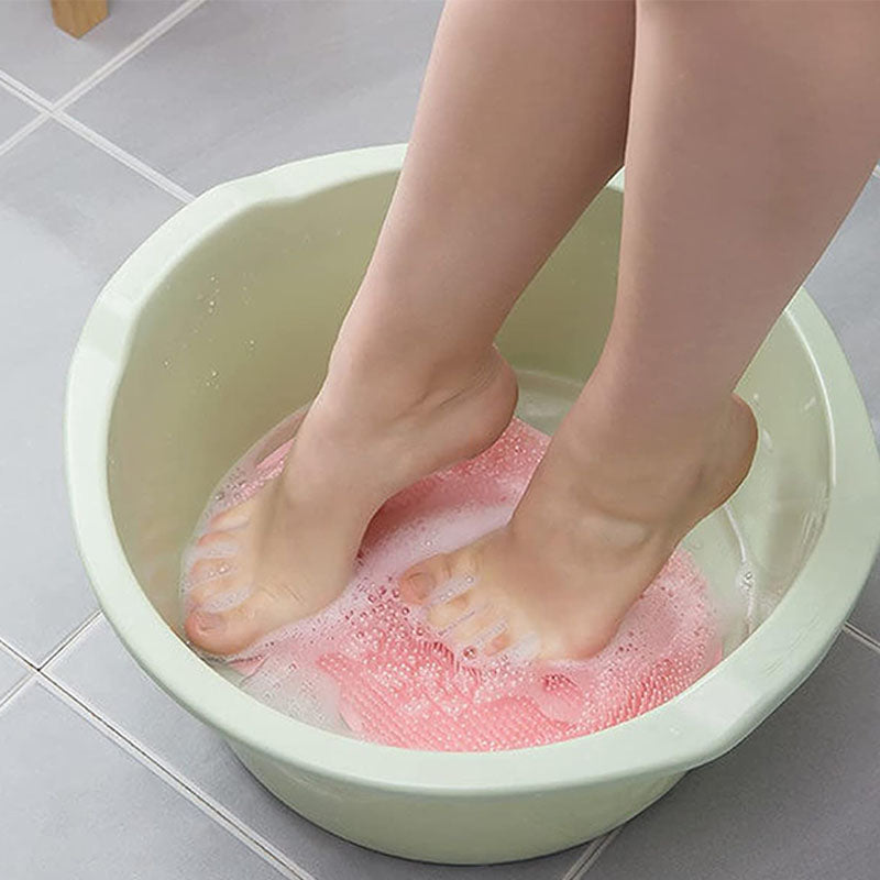 Voetenmassagemat voor Douche – Siliconen Scrubmat met Zuignappen – Massage Reiniging Voeten Badkamer | Sulvida