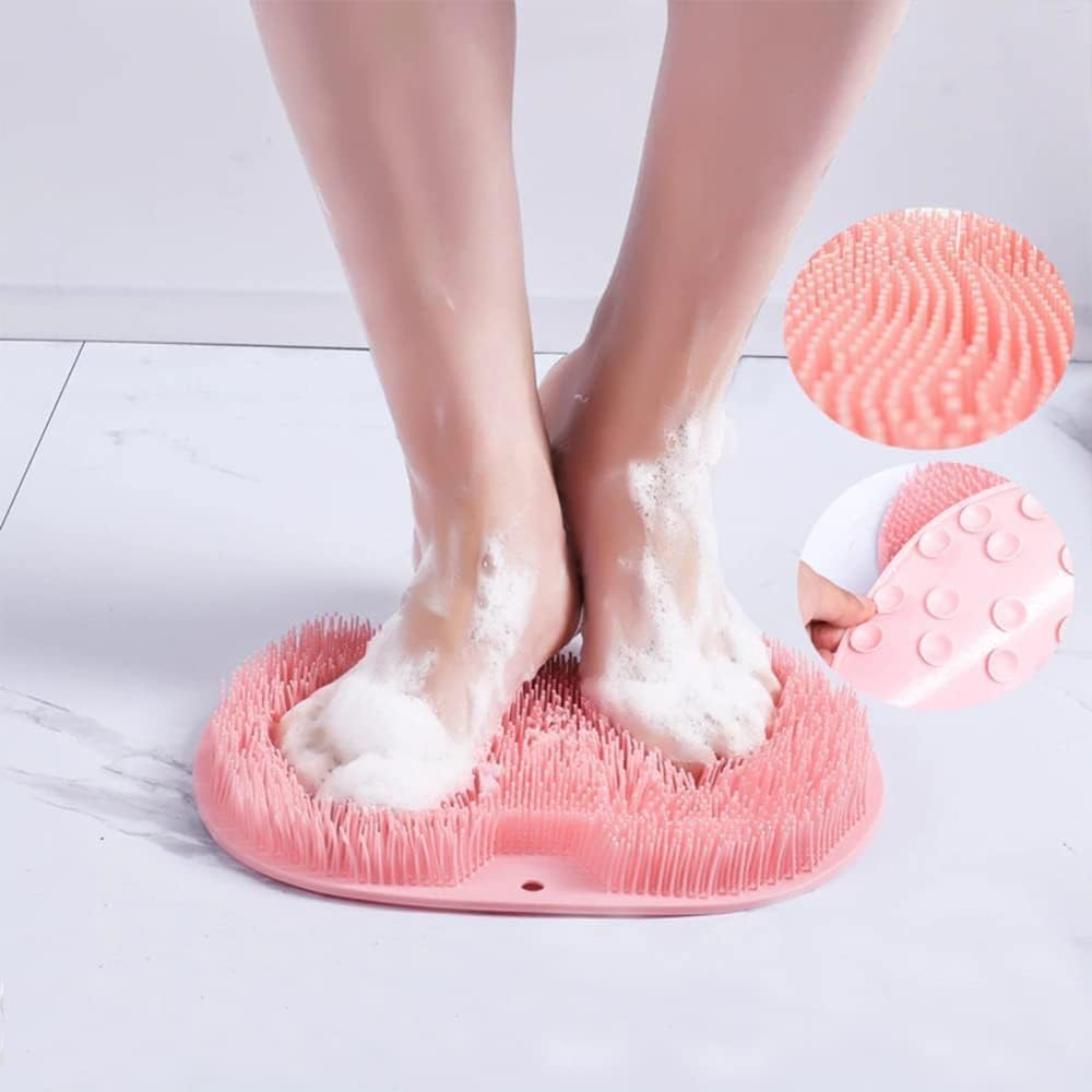 Voetenmassagemat voor Douche – Siliconen Scrubmat met Zuignappen – Massage Reiniging Voeten Badkamer | Sulvida