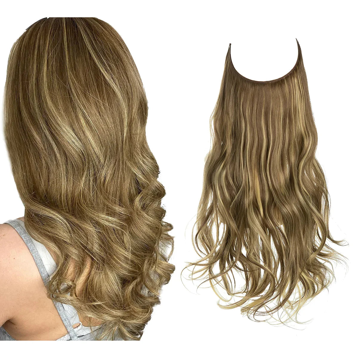 Haarextensies 100% Echt Haar Volume en Lengte Hittebestendig Extensions Natuurlijke Look Styling Haarverlening | Sulvida