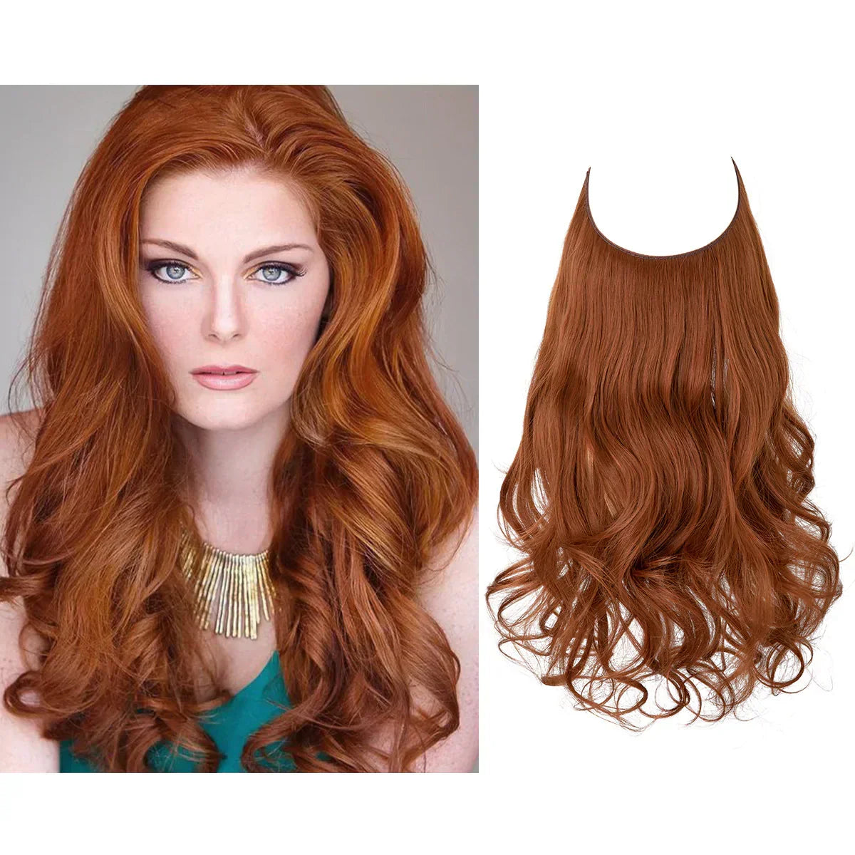 Haarextensies 100% Echt Haar Volume en Lengte Hittebestendig Extensions Natuurlijke Look Styling Haarverlening | Sulvida