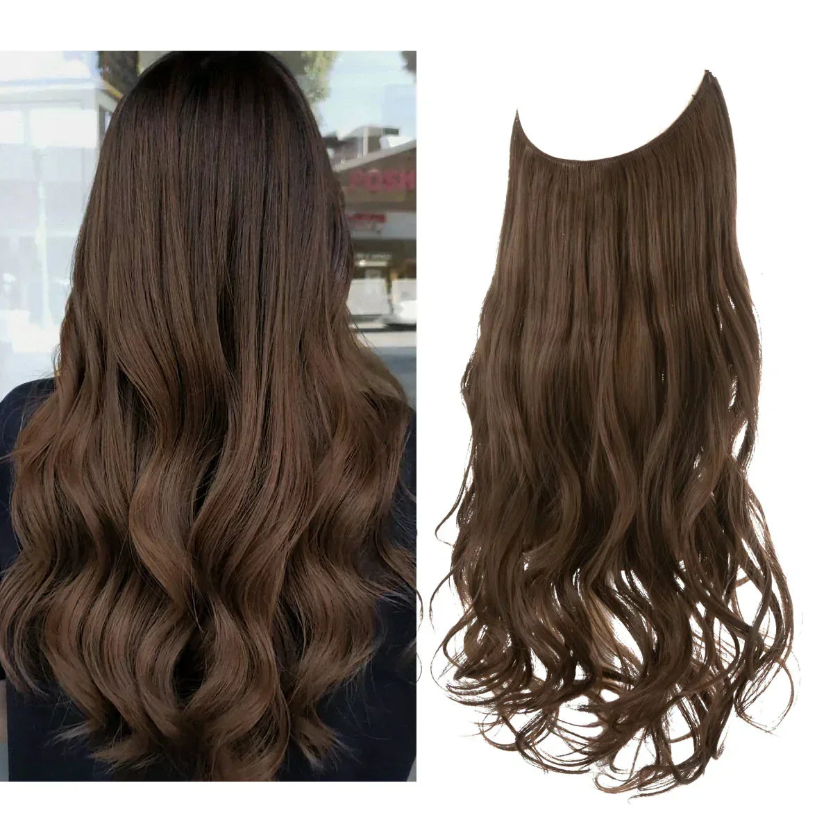 Haarextensies 100% Echt Haar Volume en Lengte Hittebestendig Extensions Natuurlijke Look Styling Haarverlening | Sulvida