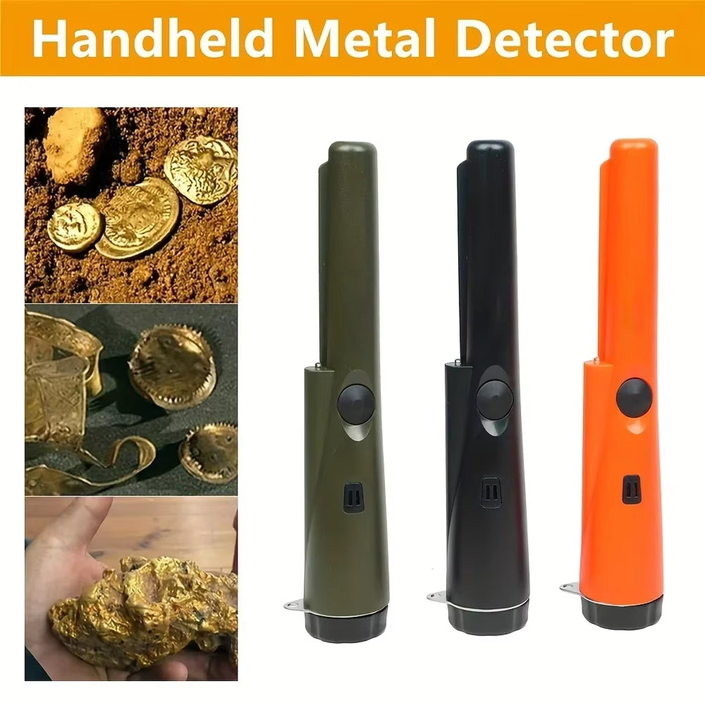 Détecteur de métaux pinpointer étanche IP66, détection à 360° pour la recherche de trésors, pièces, bijoux, reliques, or et argent | Sulvida
