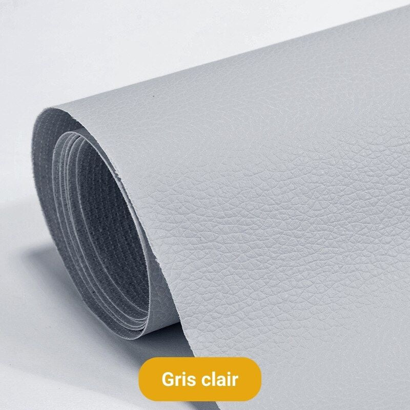 Zelfklevende leren herstelpatch 50x138cm voor meubels kleding tassen autostoelen leer repareren herstellen | Sulvida