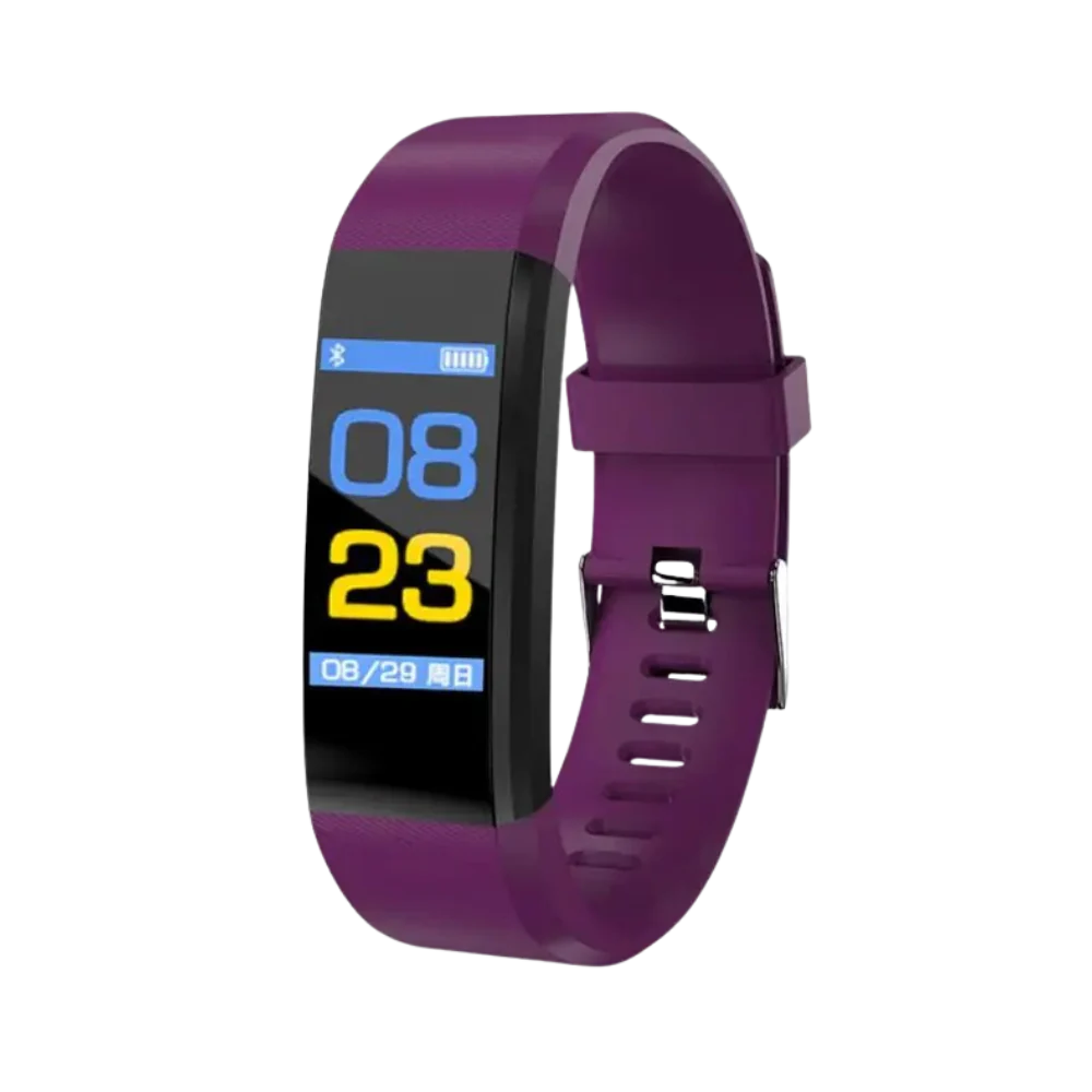 Smartwatch met Gezondheidsfuncties – Bloeddruk Hartslag – LED Display 0.96 Inch – USB Oplaadbaar – Waterdicht | Sulvida