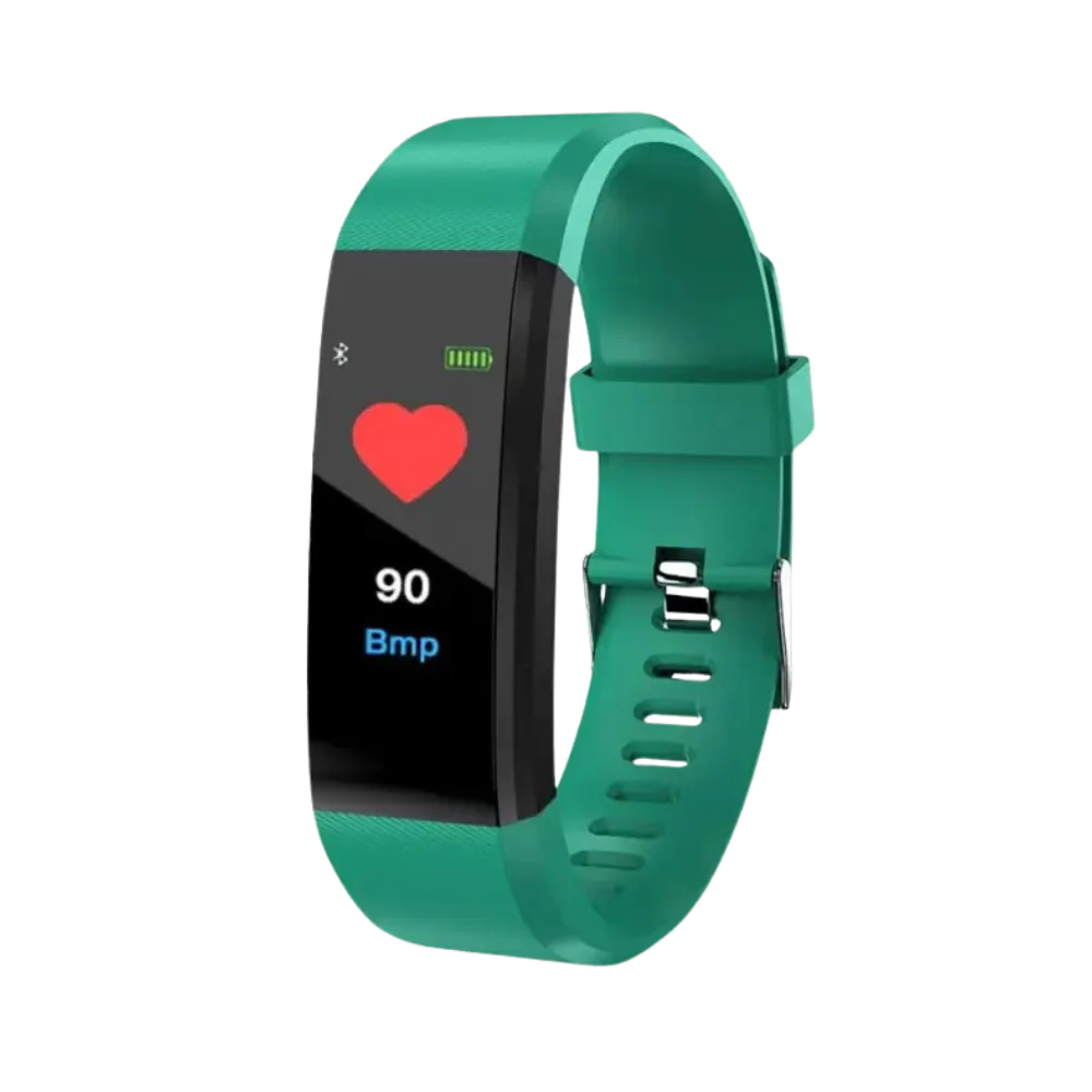 Smartwatch met Gezondheidsfuncties – Bloeddruk Hartslag – LED Display 0.96 Inch – USB Oplaadbaar – Waterdicht | Sulvida