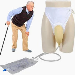 Draagbare Urineopvangfles Siliconen 1000ml Incontinentiehulp Voor Mannen en Vrouwen Comfortabel Lekvrij | Sulvida
