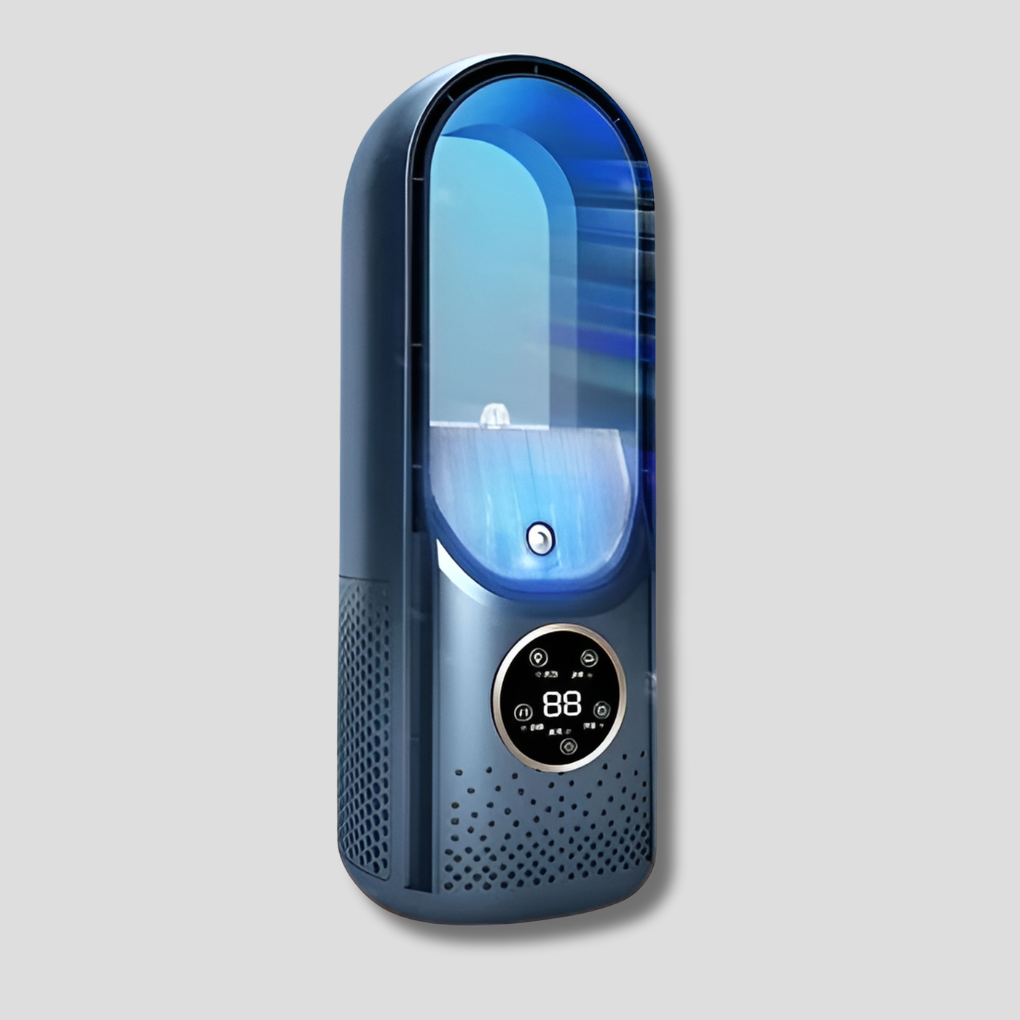 Stille Tafelventilator met Bladloos Design voor Thuis en Kantoor - Drie Windmodi - USB Aangedreven Luchtkoeling | Sulvida