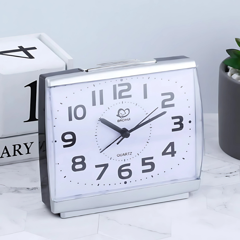 Digitale Wekker met Groot Display voor Slaapkamer Nachtlampje Functie Stille Beweging Bedtafel Alarm Klok | Sulvida