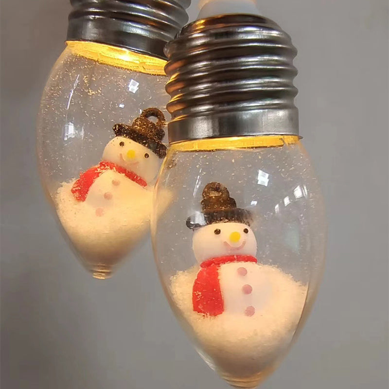 LED Lichtslinger Kerstfiguren met 10 Lampjes 1,5-2 Meter Kerstversiering Warmwit USB Sfeerverlichting Binnen | Sulvida