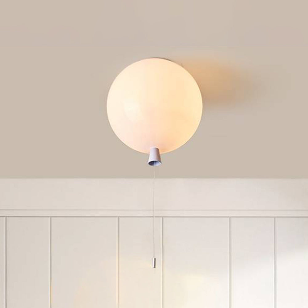 Globe LED-Plafondlamp Wit Rond Ø20-35cm Modern Minimalistisch Acryl Design Slaapkamer Woonkamer Hal Verlichting | Sulvida
