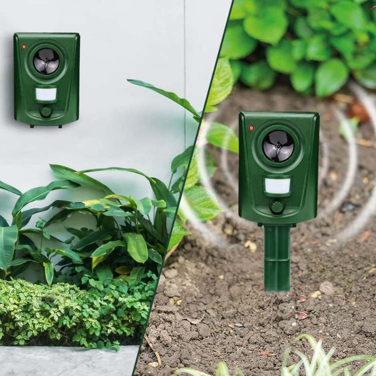 Ultrasonische Kattenverjager met Bewegingssensor voor Tuin Terras & Gazon Waterdicht PIR-detectie Buiten | Sulvida