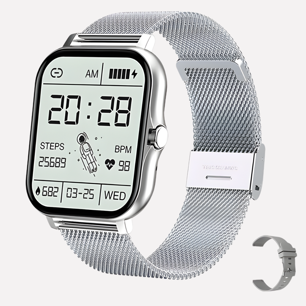 Smartwatch met GPS, valdetectie en SOS-alarmknop voor veiligheid, noodmelding, locatiebepaling en geruststelling | Sulvida