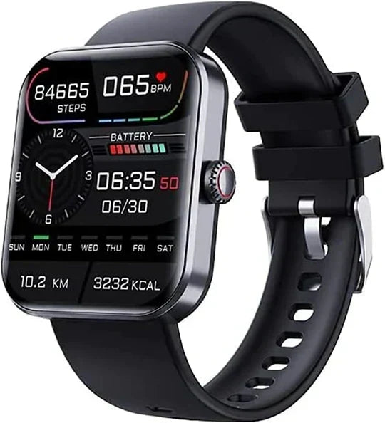 Smartwatch met Glucosemeting Fitnesstracking Hartslagmeter GPS Stappenteller 50+ Sportmodi Zwart Roze Unisex | Sulvida