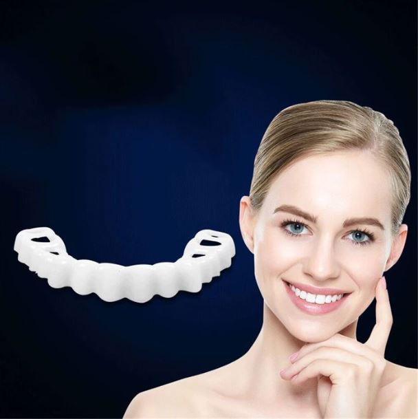 Kunstgebit Prothese Boven- en Ondertanden Instant Smile Veneers zonder Kleefpasta Cosmetische Tanden | Sulvida