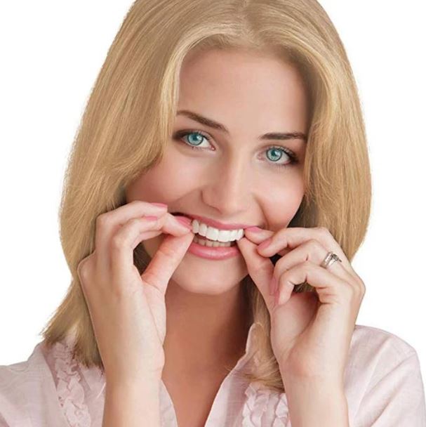 Kunstgebit Prothese Boven- en Ondertanden Instant Smile Veneers zonder Kleefpasta Cosmetische Tanden | Sulvida
