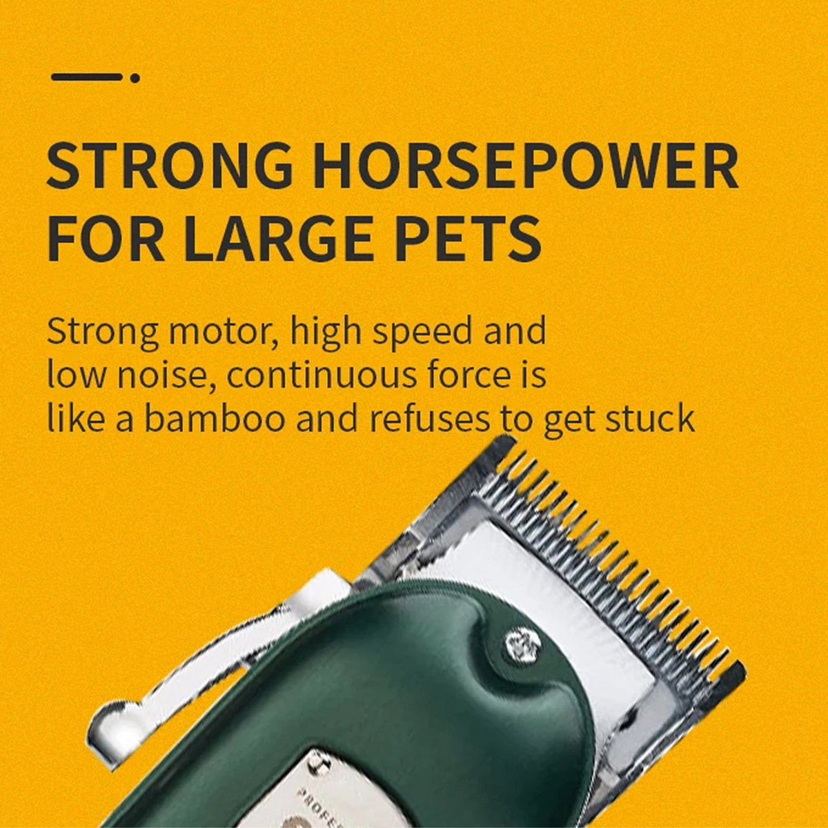 Tondeuse silencieuse professionnelle pour animaux, kit de toilettage pour chiens et chats, sans fil, 2 heures d’autonomie, rechargeable | Sulvida