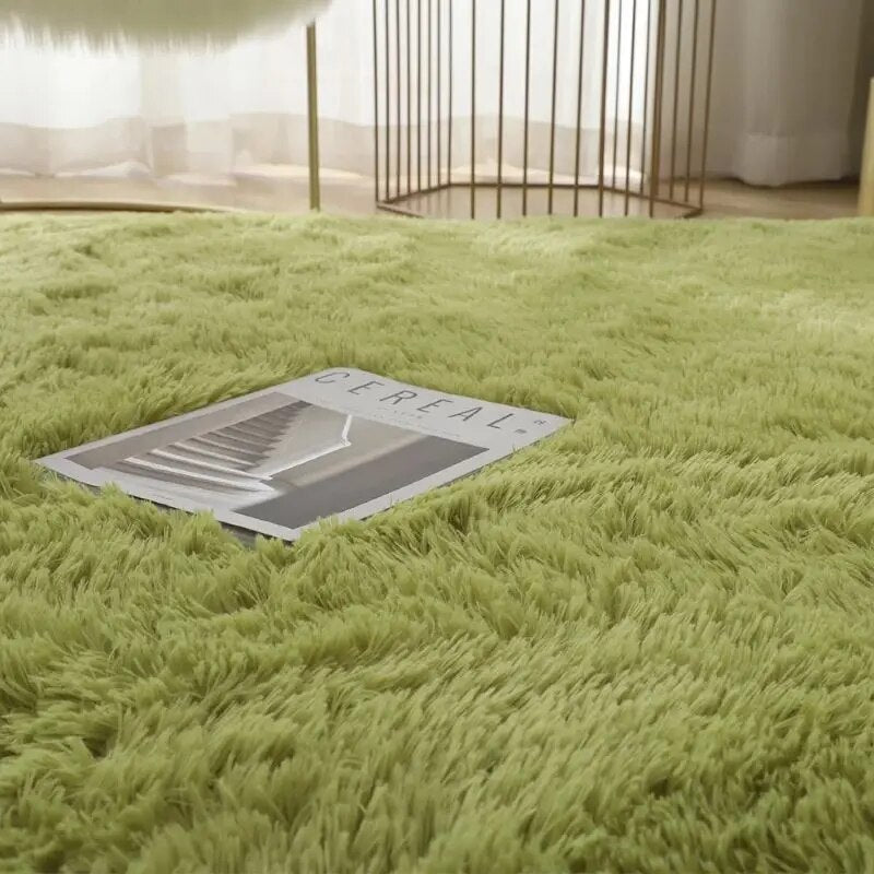 Zachte Effen Vloerkleed Modern Wilton Stijl Woonkamer Slaapkamer Antislip Polyester Tapijt Decoratief | Sulvida