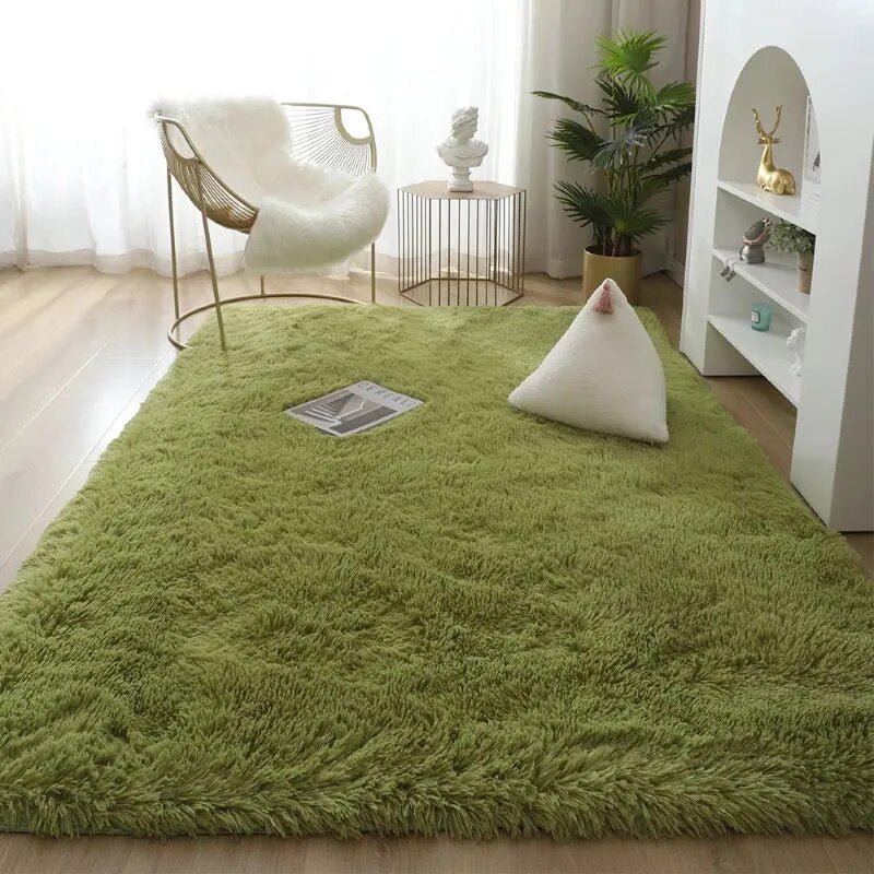 Zachte Effen Vloerkleed Modern Wilton Stijl Woonkamer Slaapkamer Antislip Polyester Tapijt Decoratief | Sulvida
