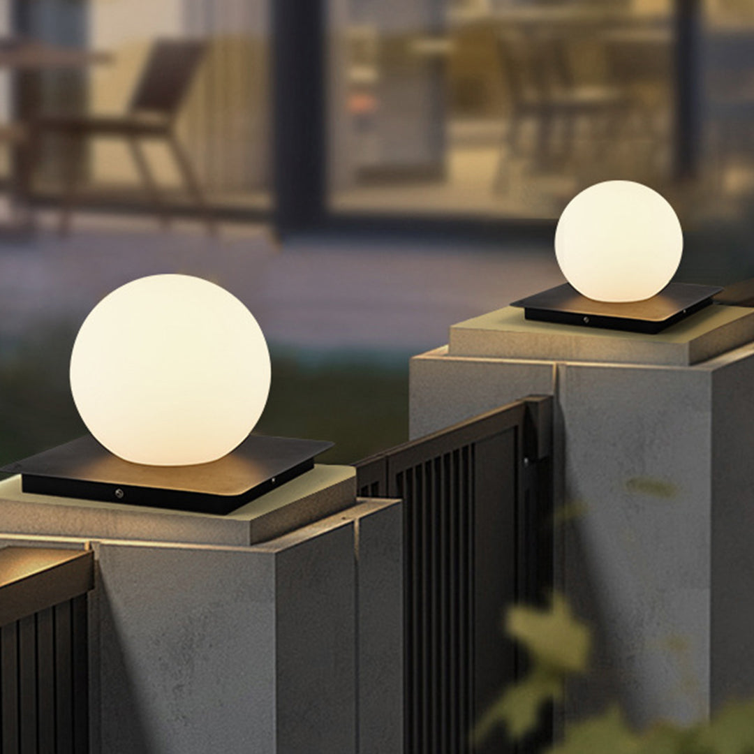 Sokkellamp Tuin LED Roestvrij Staal Waterdicht IP65 Moderne Buitenverlichting Bol Kubus Cilinder Terras | Sulvida
