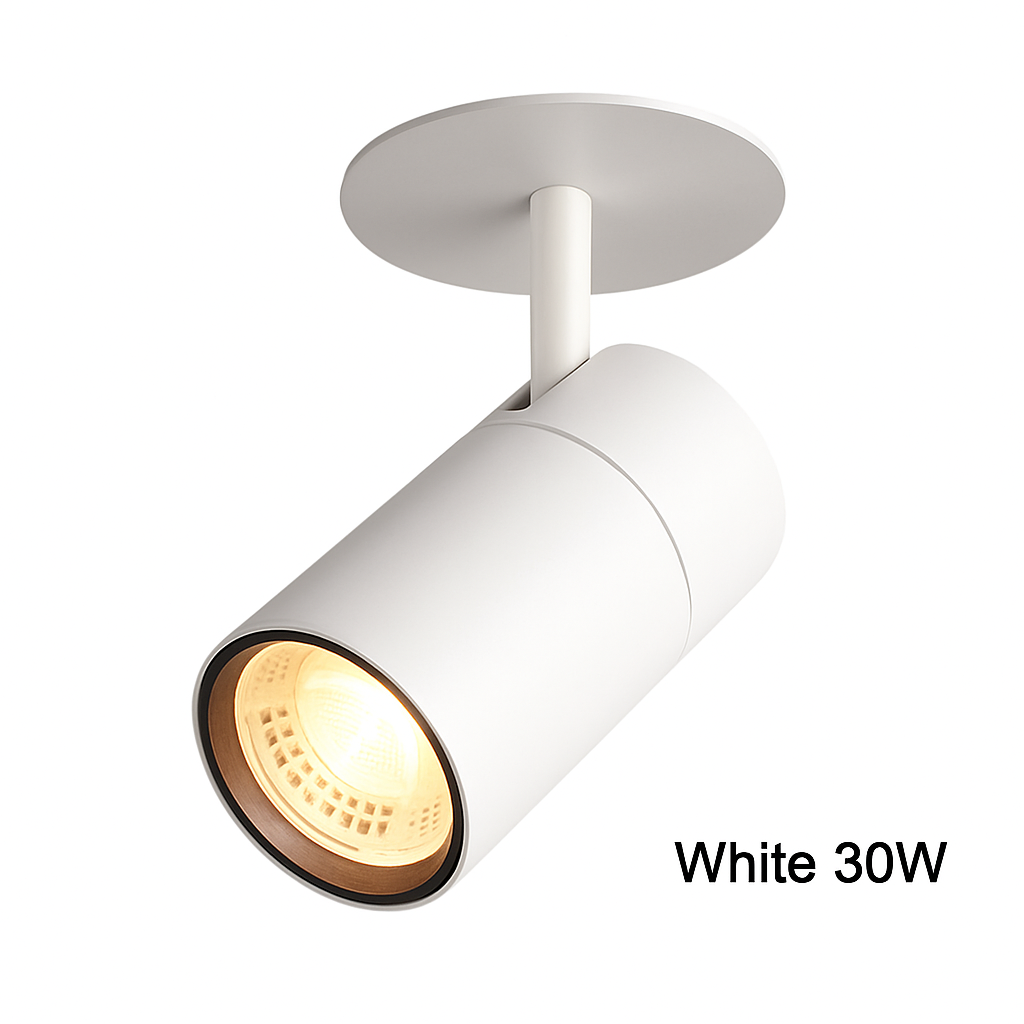 LED Plafondspot Opbouw Kantelbaar Zwart of Wit Tubelamp 7W-30W Keuken Plafondlamp Spots Cilinder Directioneel | Sulvida
