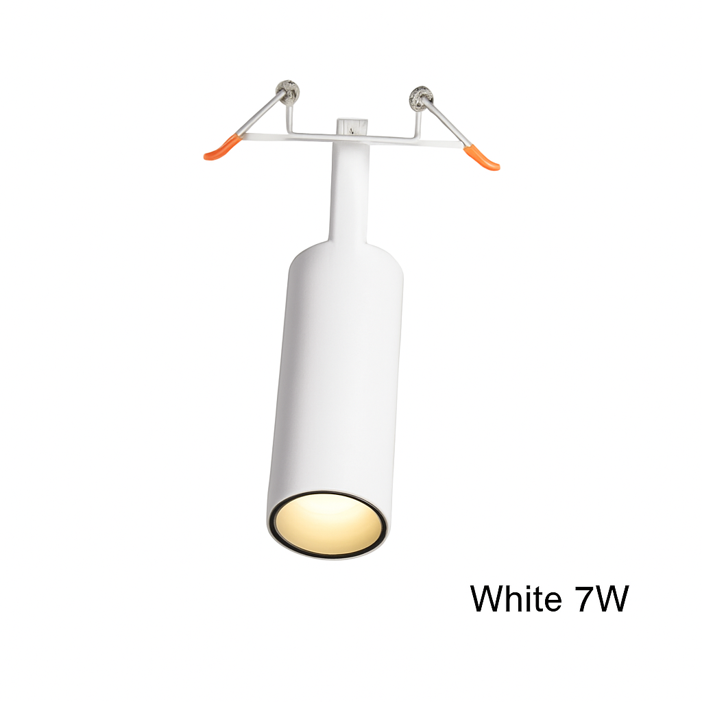 LED Plafondspot Opbouw Kantelbaar Zwart of Wit Tubelamp 7W-30W Keuken Plafondlamp Spots Cilinder Directioneel | Sulvida