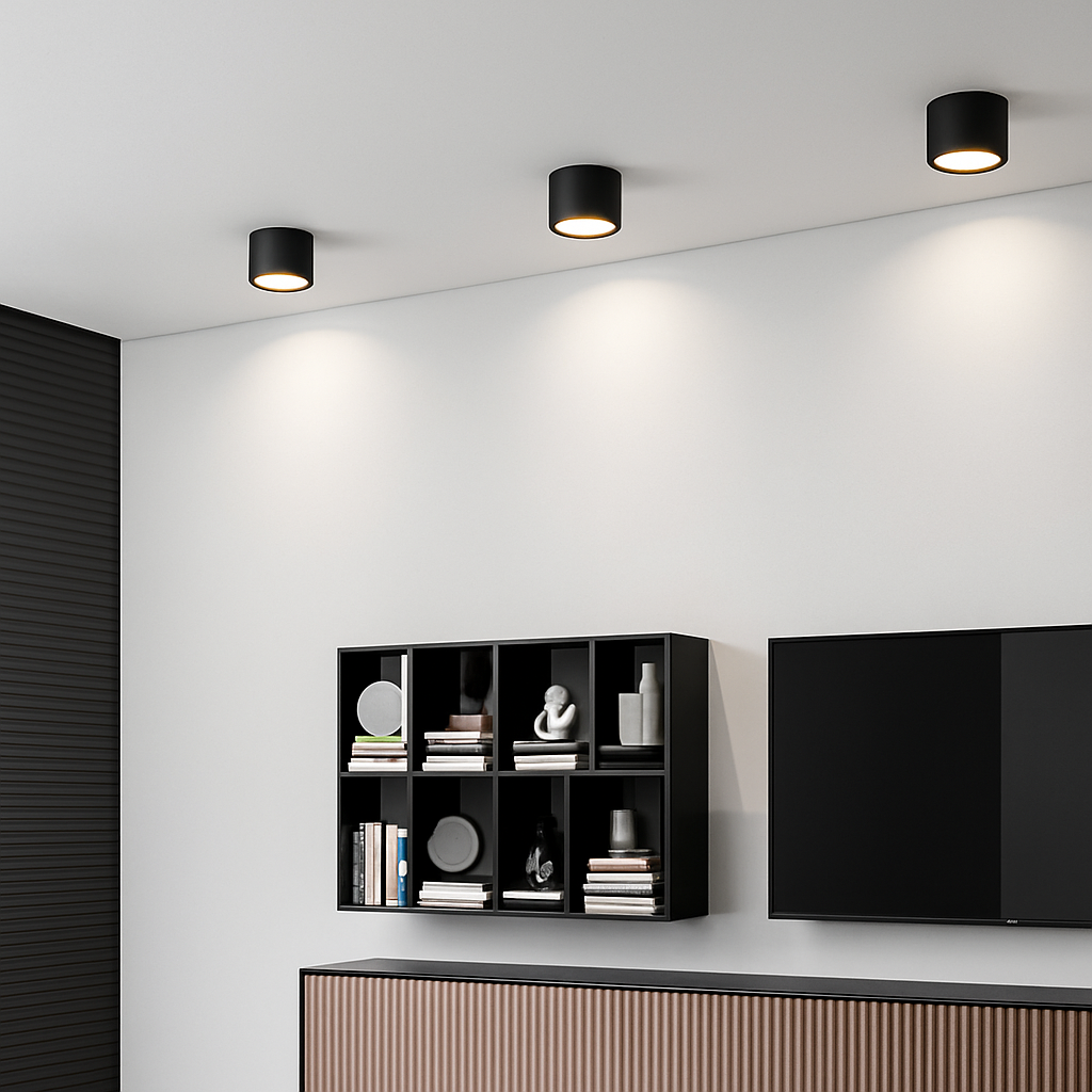 Opbouwspot Rond LED Inbouwspots Nordic Plafondlamp Hal Entree Kleine Downlight Spotverlichting Woonkamer | Sulvida