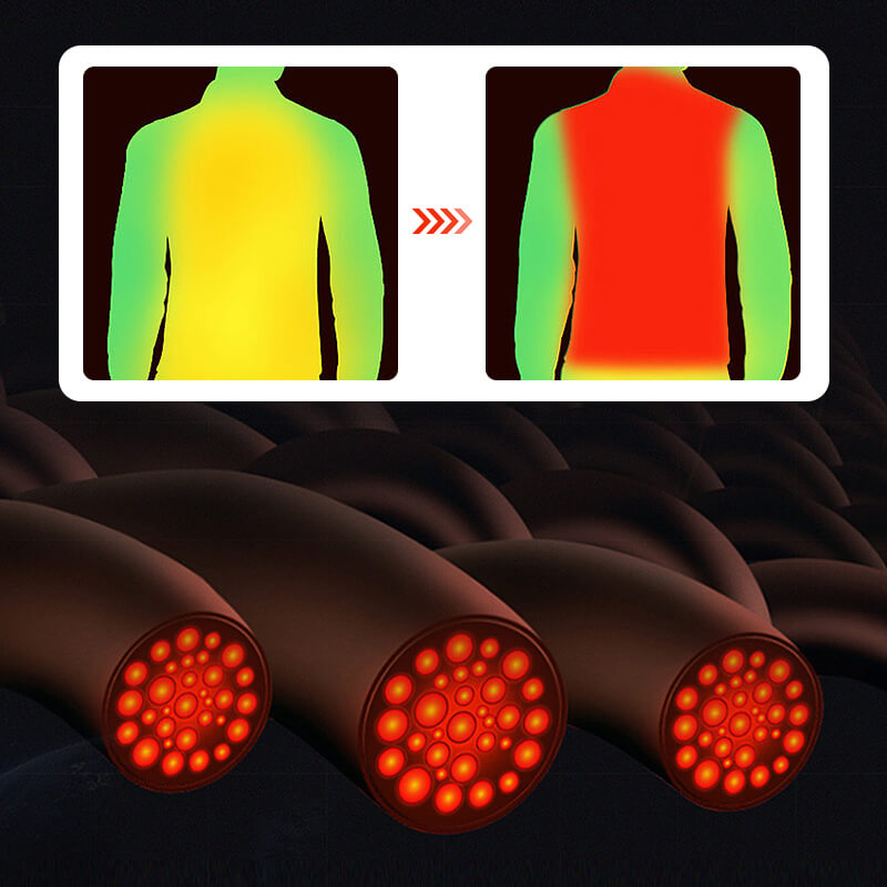 Gilet d’hiver chauffant avec zones chauffantes USB et température réglable pour un confort optimal du haut du corps | Sulvida