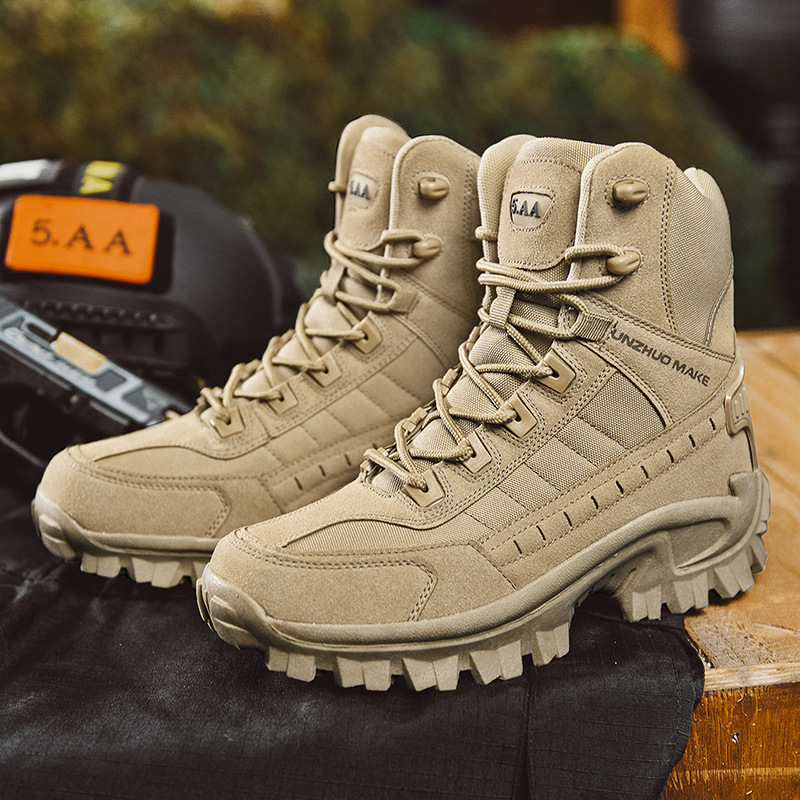 Robuuste Outdoor Laarzen met Hoge Schacht & Geprofileerde Zool voor Wandelen Trekking Bergpad Wandelschoenen | Sulvida