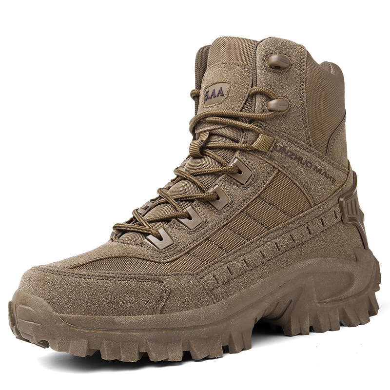 Robuuste Outdoor Laarzen met Hoge Schacht & Geprofileerde Zool voor Wandelen Trekking Bergpad Wandelschoenen | Sulvida